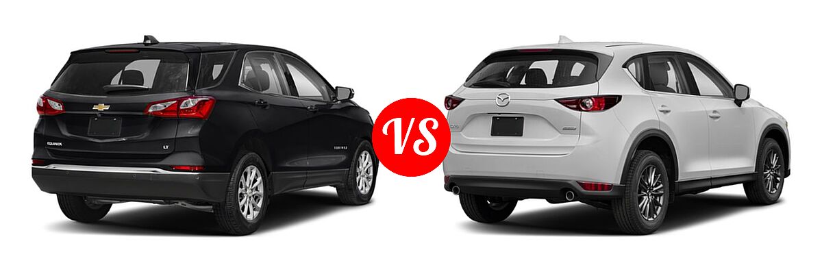 2019 Chevrolet Equinox SUV LT vs. 2019 Mazda CX-5 SUV Sport - Rear Right Comparison