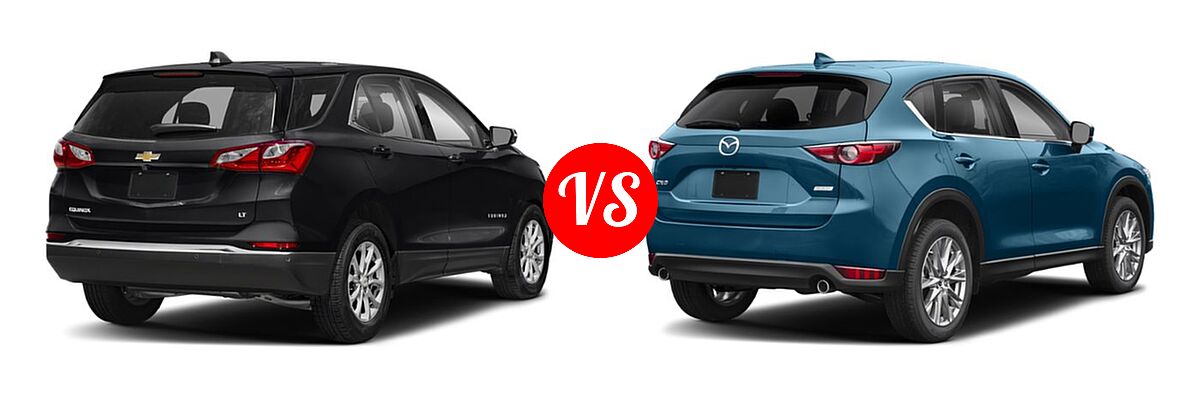 2019 Chevrolet Equinox SUV LT vs. 2019 Mazda CX-5 SUV Grand Touring - Rear Right Comparison