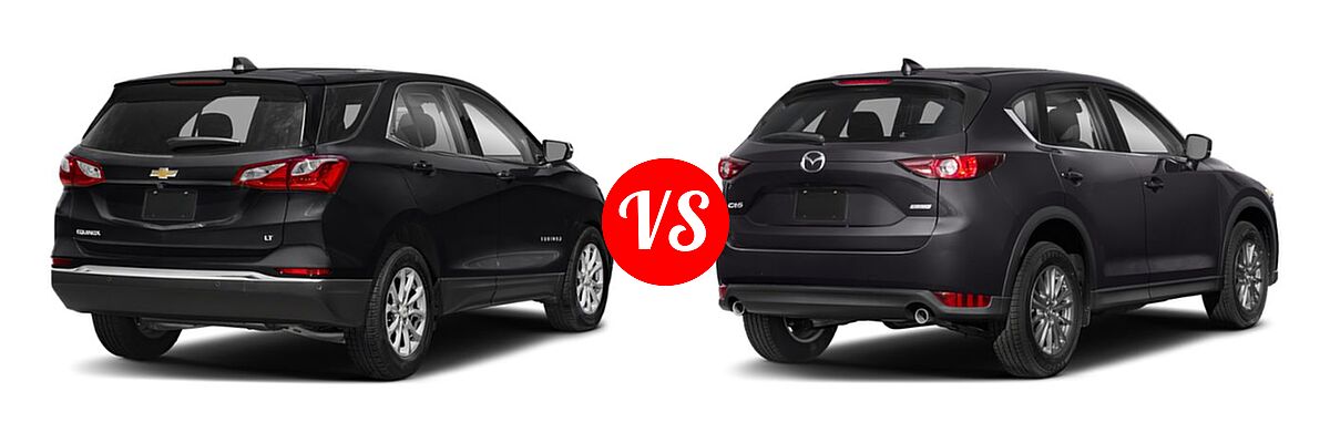 2019 Chevrolet Equinox SUV LT vs. 2019 Mazda CX-5 SUV Touring - Rear Right Comparison