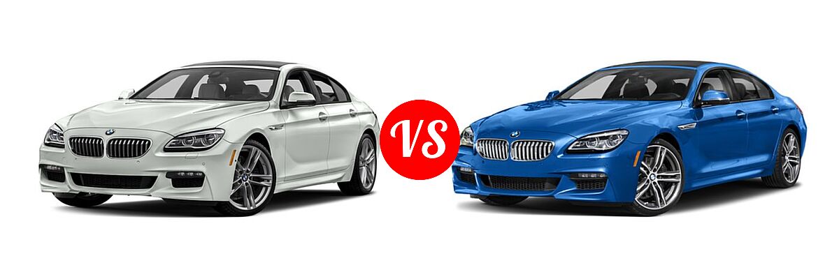 2018 BMW 6 Series Gran Coupe Sedan 650i / 650i xDrive vs. 2019 BMW 6 Series Gran Coupe Sedan 650i / 650i xDrive - Front Left Comparison