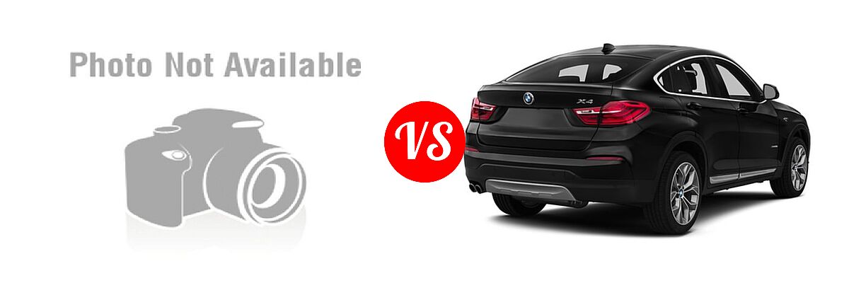 2016 BMW X3 SUV sDrive28i / xDrive28i / xDrive35i vs. 2016 BMW X4 SUV xDrive28i / xDrive35i - Rear Right Comparison
