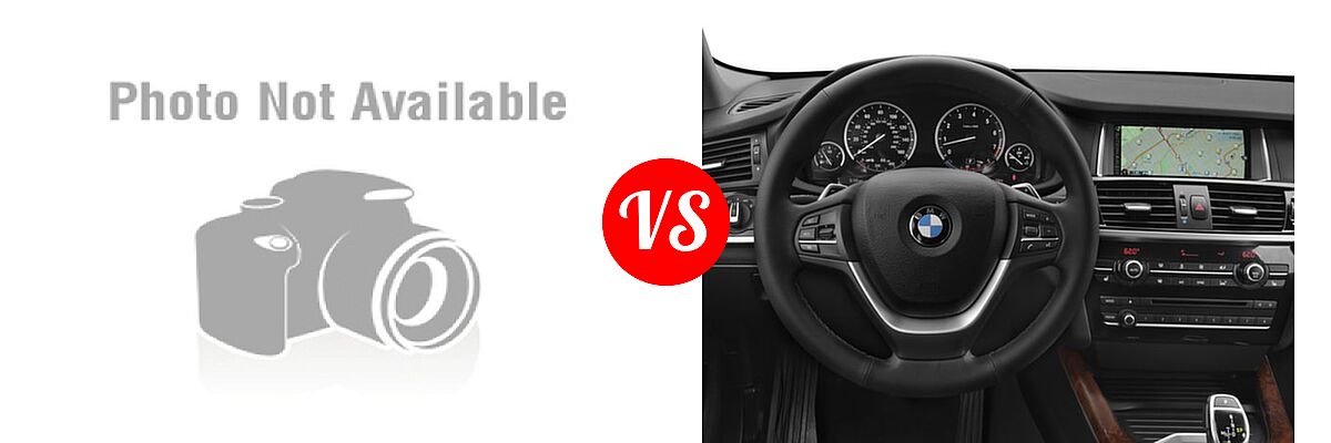 2016 BMW X3 SUV sDrive28i / xDrive28i / xDrive35i vs. 2016 BMW X4 SUV xDrive28i / xDrive35i - Dashboard Comparison