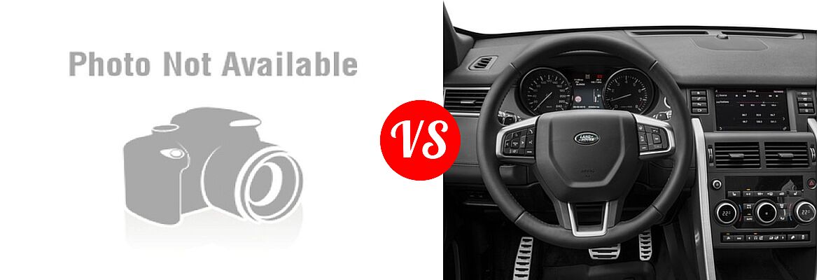 2016 BMW X3 SUV sDrive28i / xDrive28i / xDrive35i vs. 2016 Land Rover Discovery Sport SUV HSE / HSE LUX / SE - Dashboard Comparison