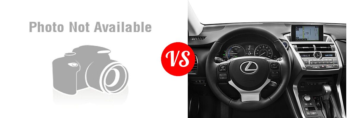 2016 BMW X3 SUV Diesel xDrive28d vs. 2016 Lexus NX 300h SUV AWD 4dr / FWD 4dr - Dashboard Comparison