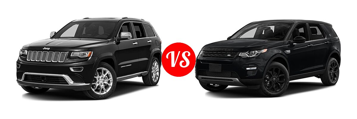 2016 Jeep Grand Cherokee vs. 2016 Land Rover Discovery