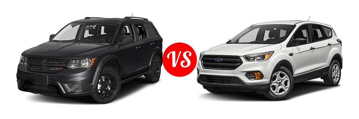 2017 Dodge Journey SUV GT vs. 2017 Ford Escape SUV S / SE - Front Left Comparison