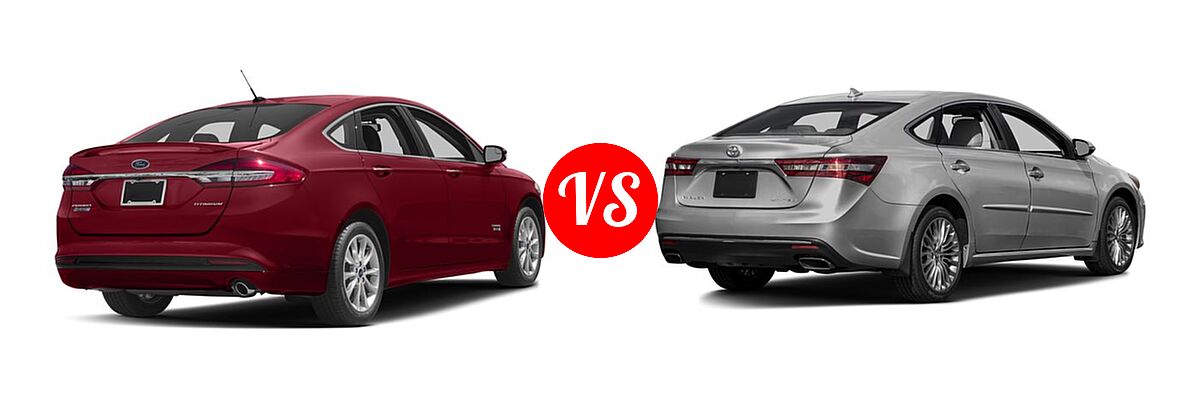 2017 Ford Fusion Energi Sedan Titanium vs. 2017 Toyota Avalon Sedan Limited - Rear Right Comparison