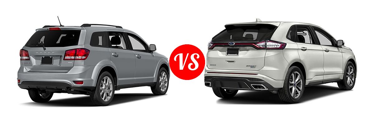 2016 Dodge Journey SUV SXT vs. 2016 Ford Edge SUV Sport - Rear Right Comparison
