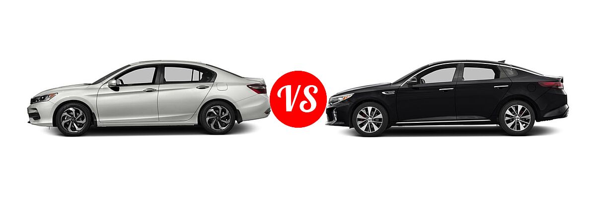 2016 Honda Accord Sedan EX-L vs. 2016 Kia Optima Sedan SX Turbo / SXL Turbo - Side Comparison