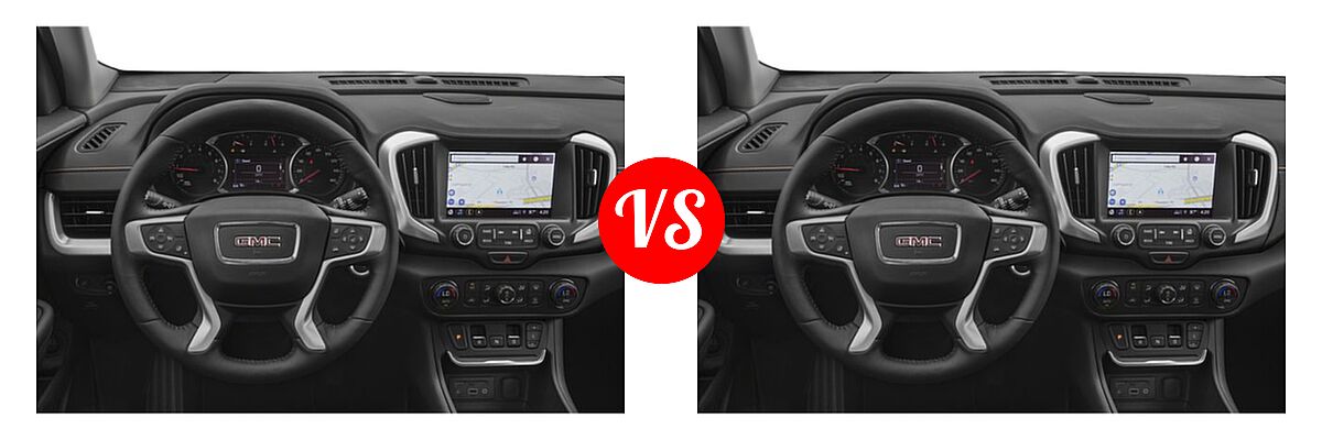 2018 GMC Terrain SUV SLT vs. 2018 GMC Terrain SUV Diesel SLT - Dashboard Comparison