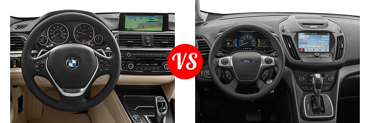 2017 BMW 3 Series Wagon Diesel 328d xDrive vs. 2017 Ford C-Max Energi Wagon SE / Titanium - Dashboard Comparison