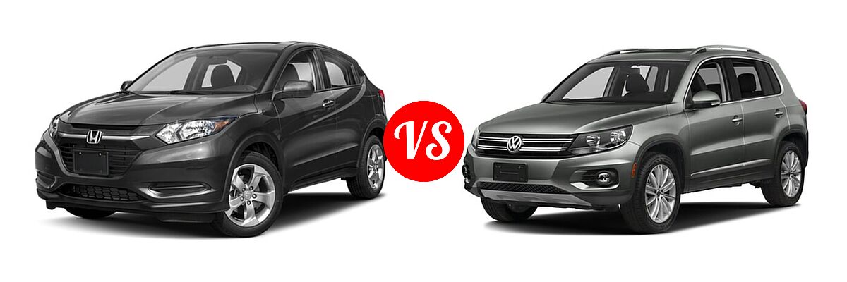 2018 Honda HR-V SUV LX vs. 2018 Volkswagen Tiguan Limited SUV 2.0T 4MOTION / 2.0T FWD - Front Left Comparison
