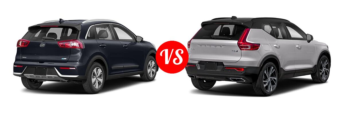 2019 Kia Niro SUV EX vs. 2019 Volvo XC40 SUV R-Design - Rear Right Comparison