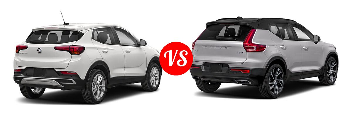 2020 Buick Encore GX SUV Essence / Preferred / Select vs. 2019 Volvo XC40 SUV R-Design - Rear Right Comparison