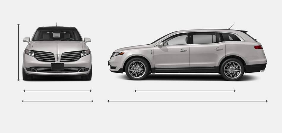 2017 Lincoln MKT Exterior Dimensions