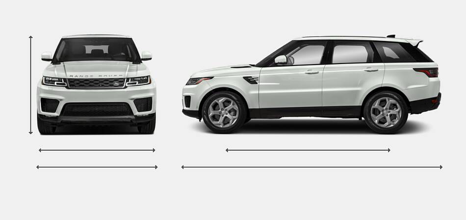 2021 Land Rover Range Rover Sport Hybrid Exterior Dimensions