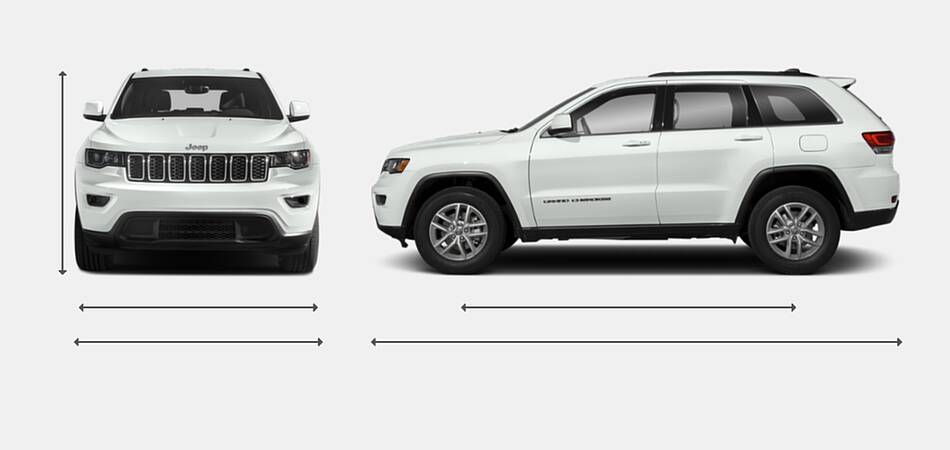 2021 Jeep Grand Cherokee Exterior Dimensions