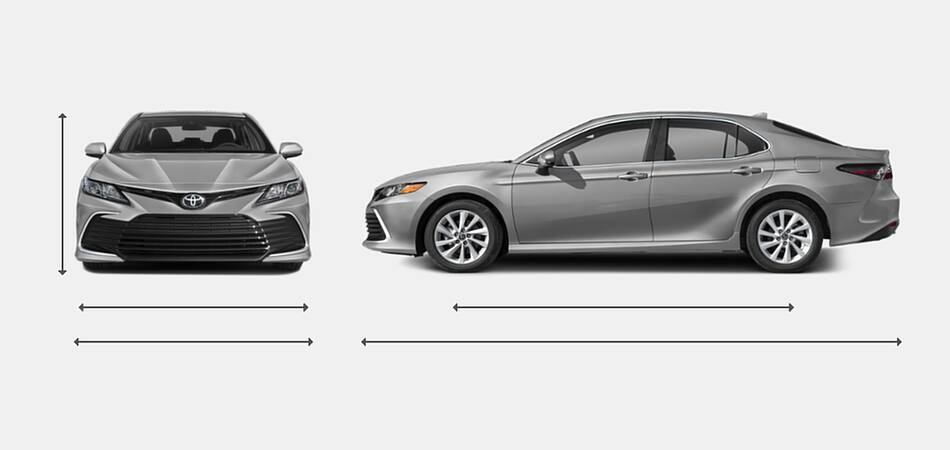 2021 Toyota Camry Exterior Dimensions