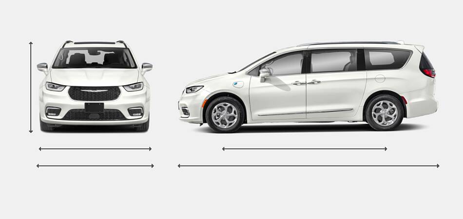 2021 Chrysler Pacifica Hybrid Exterior Dimensions
