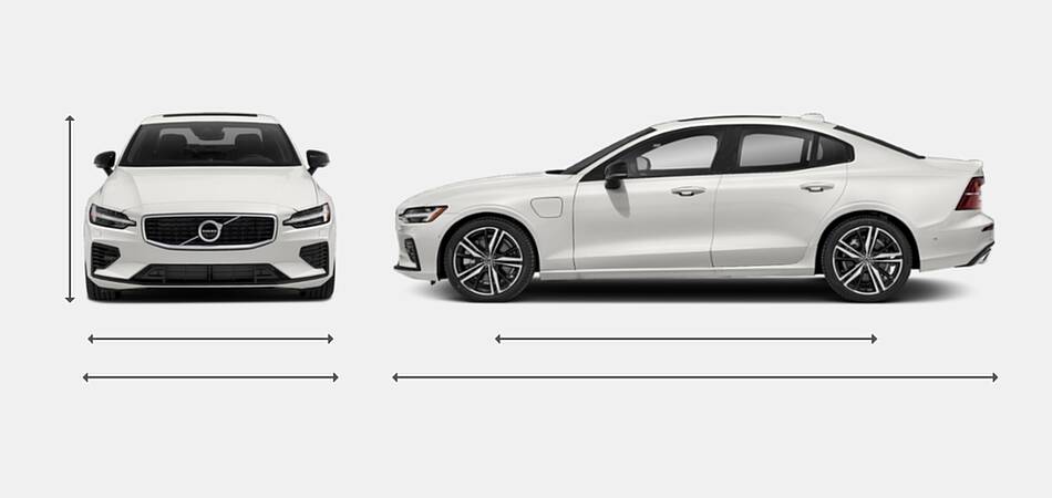 2022 Volvo S60 Recharge Exterior Dimensions