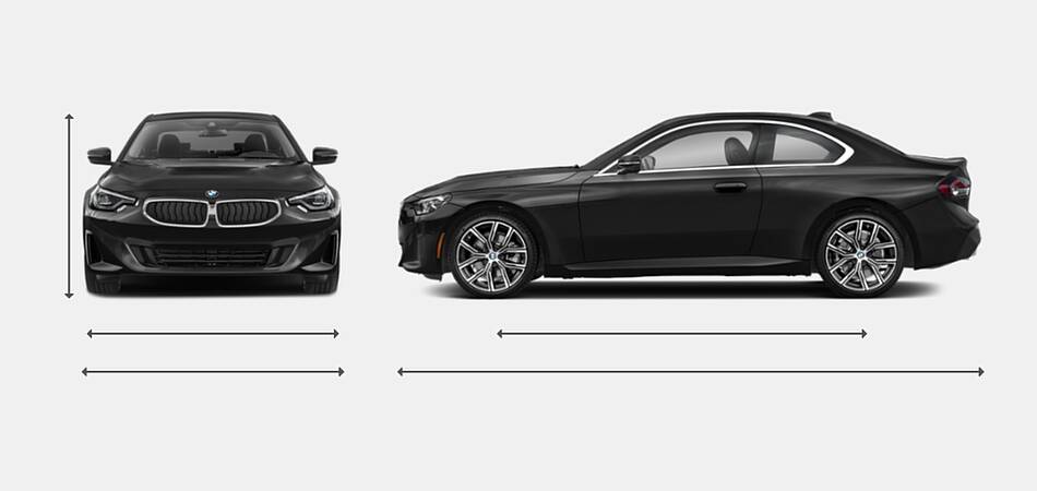 2022 BMW 2 Series Coupe Exterior Dimensions