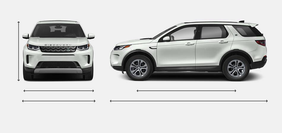 2023 Land Rover Discovery Sport Exterior Dimensions