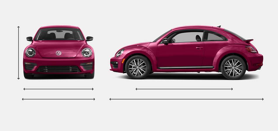 2017 Volkswagen Beetle Exterior Dimensions