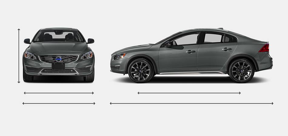 2017 Volvo S60 Cross Country Exterior Dimensions