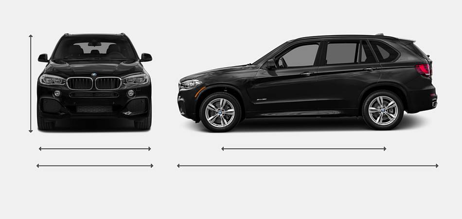 2016 BMW X5 Exterior Dimensions