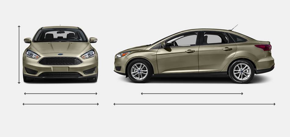 2016 Ford Focus Sedan Exterior Dimensions