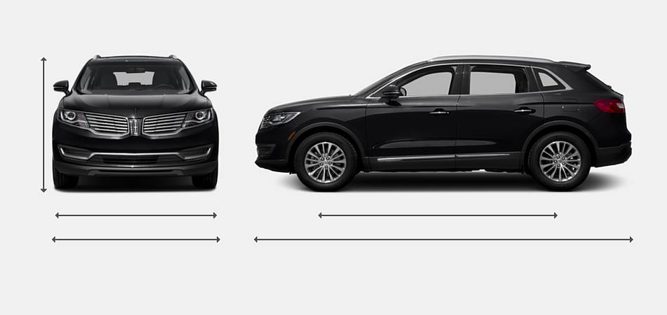 2016 Lincoln MKX Exterior Dimensions