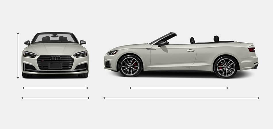2018 Audi S5 Convertible Exterior Dimensions