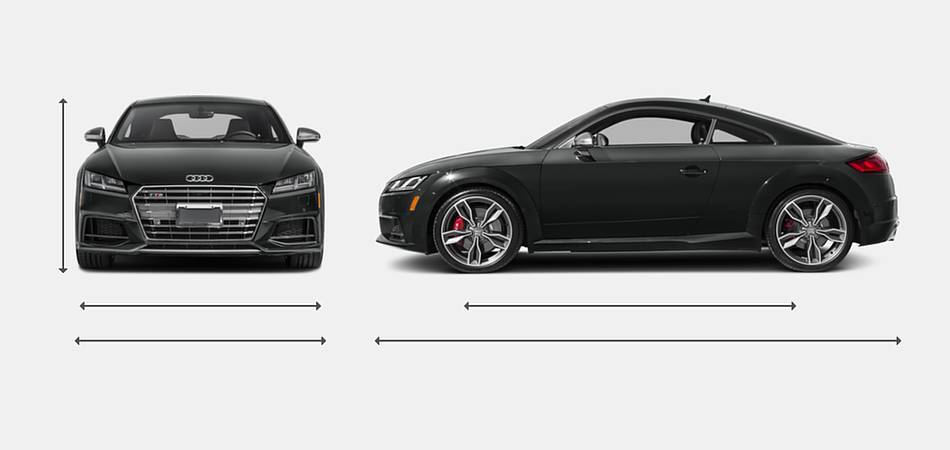 2018 Audi TTS Exterior Dimensions
