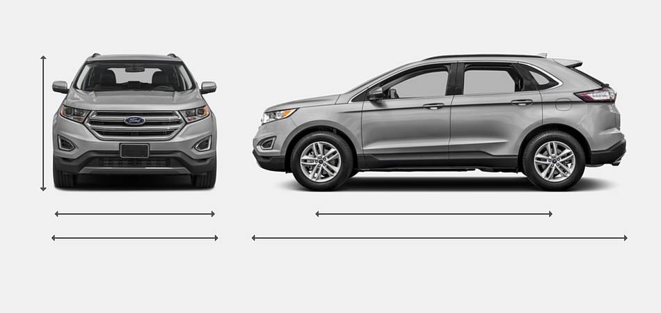 2017 Ford Edge Exterior Dimensions