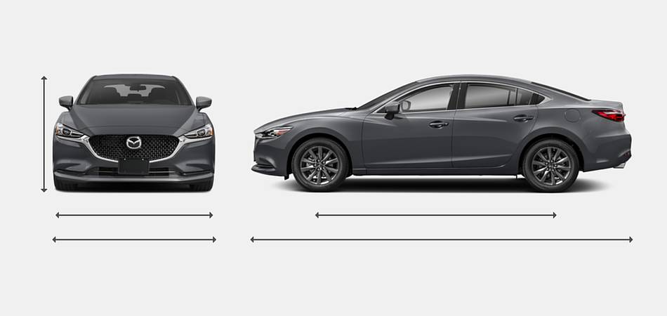 2018 Mazda 6 Exterior Dimensions