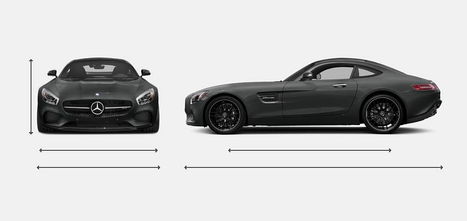 2017 Mercedes-Benz AMG GT Exterior Dimensions