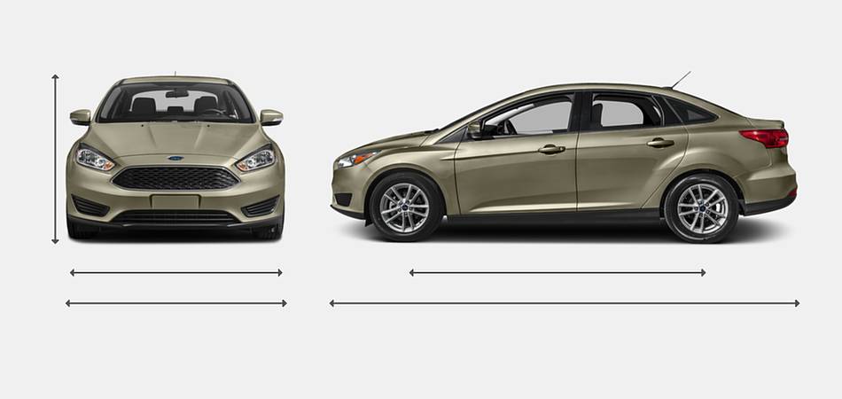 2017 Ford Focus Sedan Exterior Dimensions
