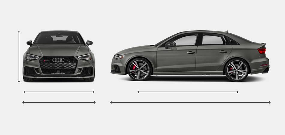 2018 Audi RS 3 Exterior Dimensions