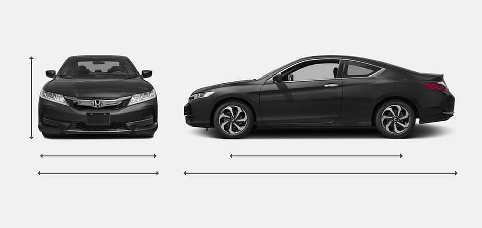2017 Honda Accord Coupe Exterior Dimensions
