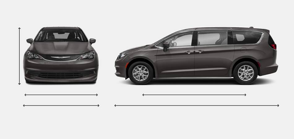 2020 Chrysler Pacifica Exterior Dimensions