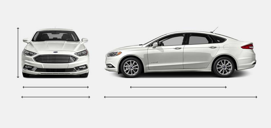 2018 Ford Fusion Hybrid Exterior Dimensions