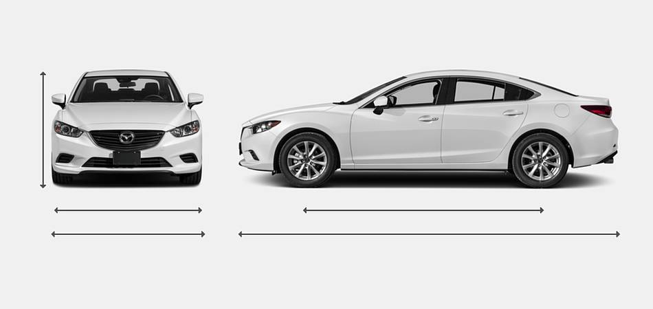 2017 Mazda 6 Exterior Dimensions