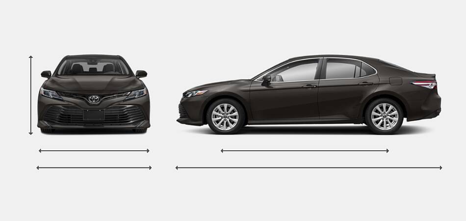 2020 Toyota Camry Exterior Dimensions