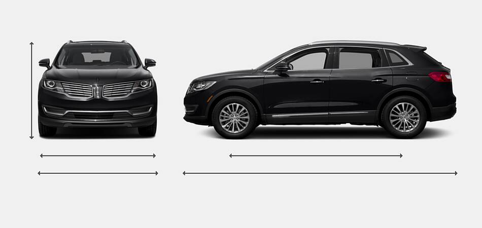 2018 Lincoln MKX Exterior Dimensions