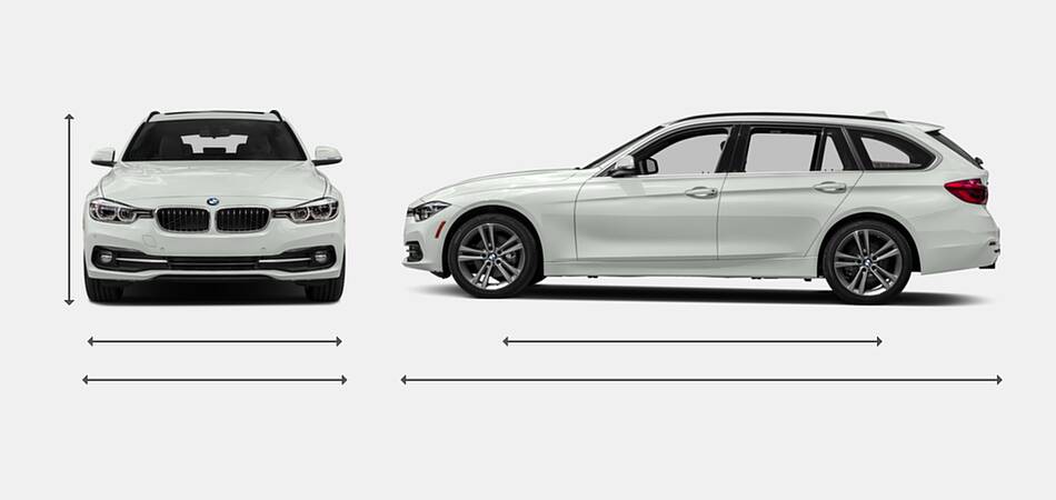 2017 BMW 3 Series Wagon Diesel Exterior Dimensions