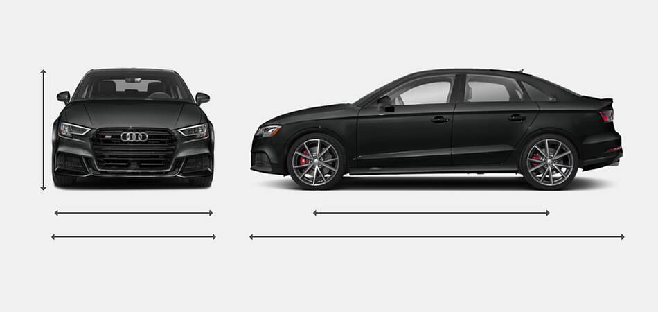 2020 Audi S3 Exterior Dimensions