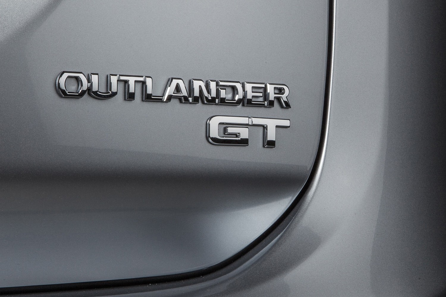 Mitsubishi Outlander GT 4dr SUV Rear Badge (2014 model year shown)