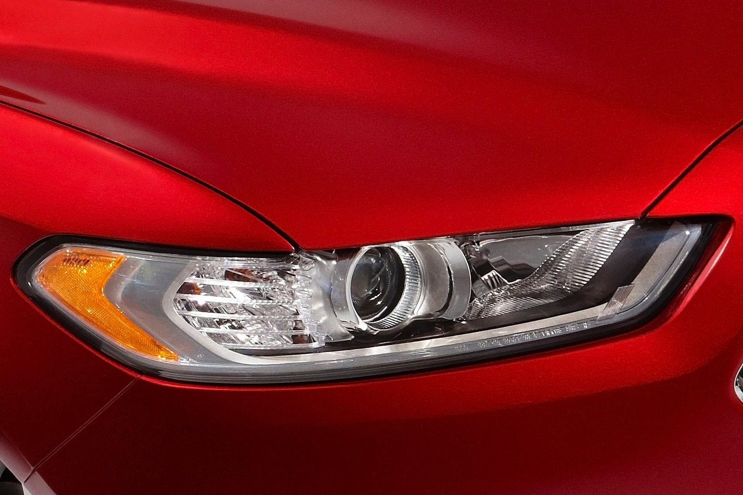 Ford Fusion Titanium Sedan Headlamp Detail (2013 model year shown)