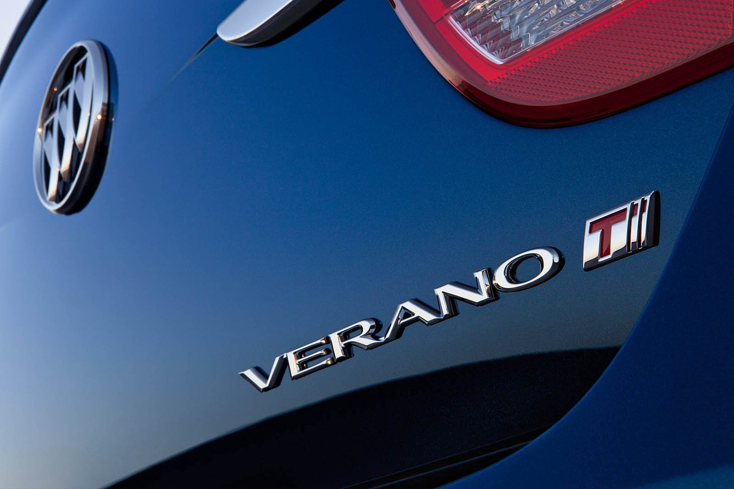 Buick Verano Premium Group Sedan Rear Badge (2013 model year shown)