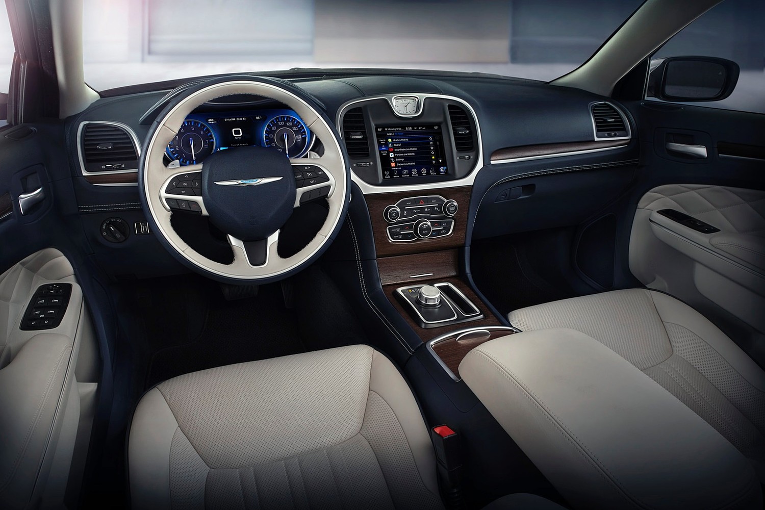 Chrysler 300 C Platinum Sedan Interior (2015 model year shown)